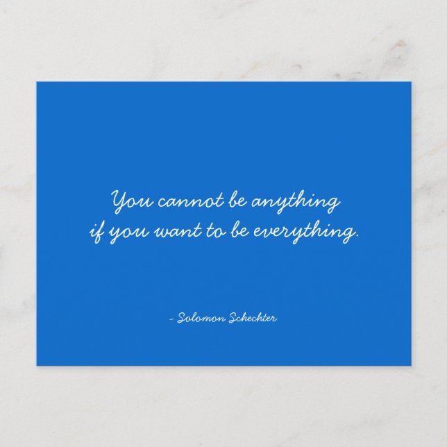 Quotable Quotes - Richtung Postkarte (Vorderseite)