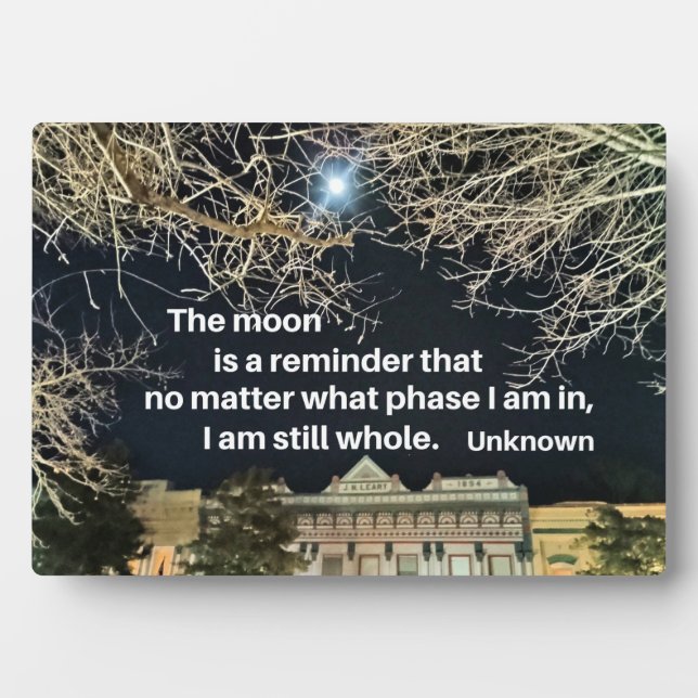 Quote about self esteem.  fotoplatte (Vorderseite)