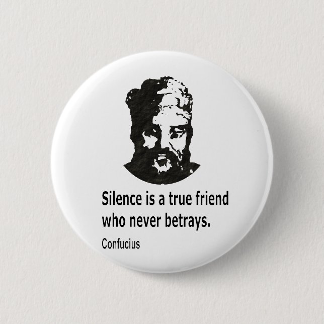 Quote By Konfucius Button (Vorderseite)