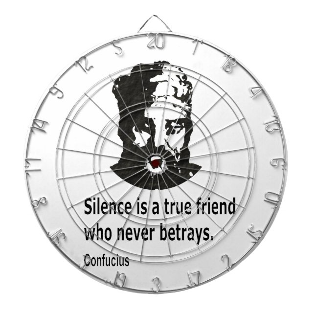 Quote By Konfucius Dartscheibe (vorne)