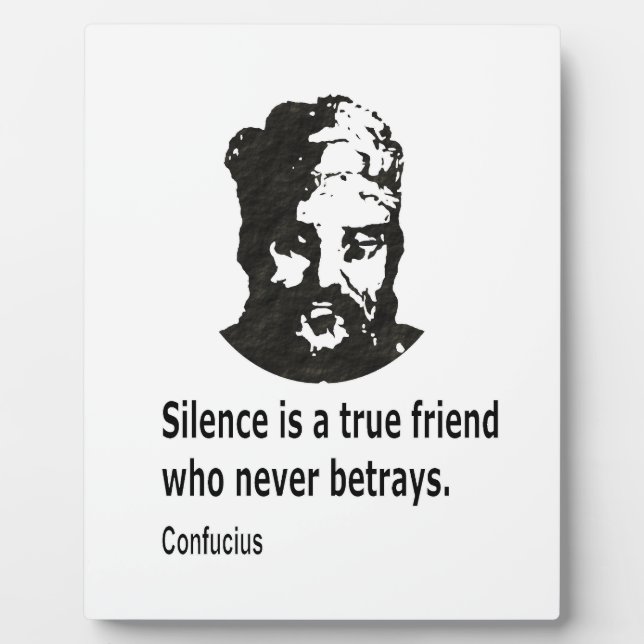 Quote By Konfucius Fotoplatte (Vorderseite)