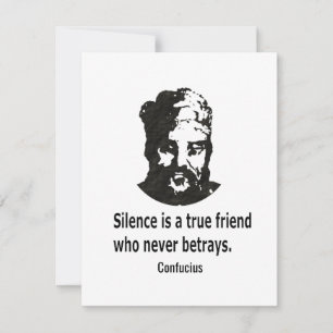 Quote By Konfucius Mitteilungskarte