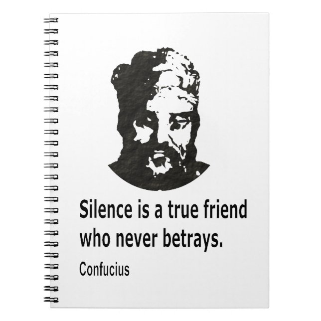 Quote By Konfucius Notizblock (Vorderseite)