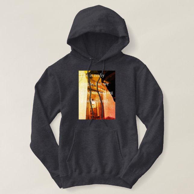 quote  hoodie (Design vorne)