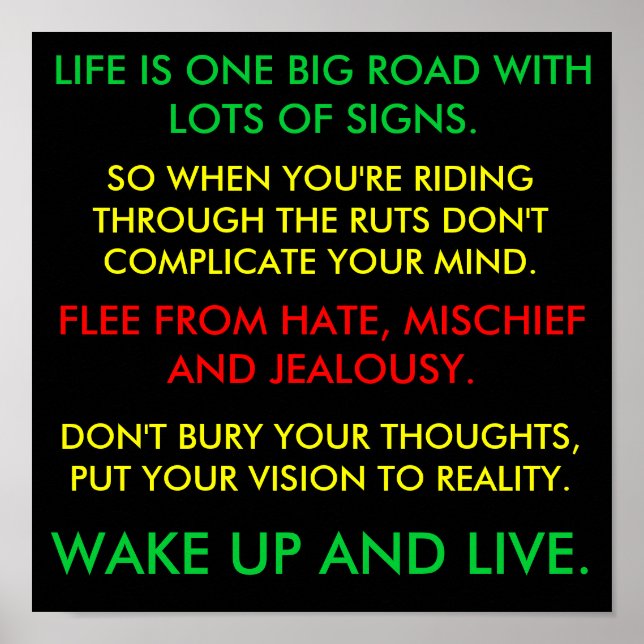 QUOTE POSTER (Vorne)