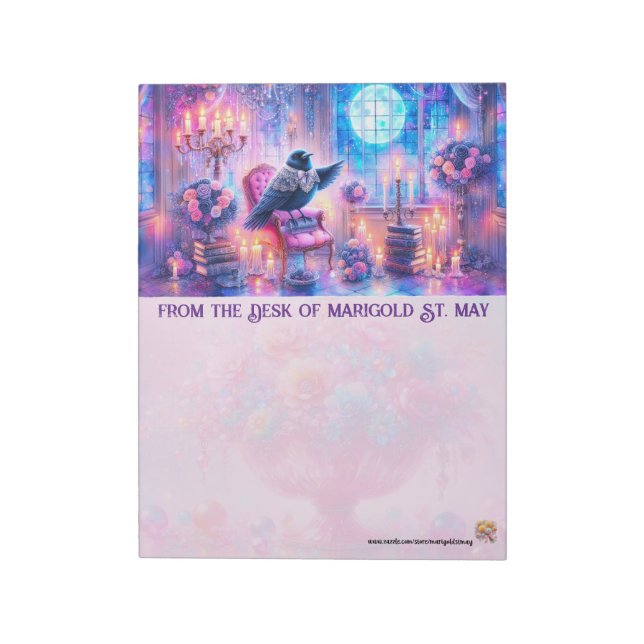 Quote the Raven Notepad Notizblock (Rotiert)