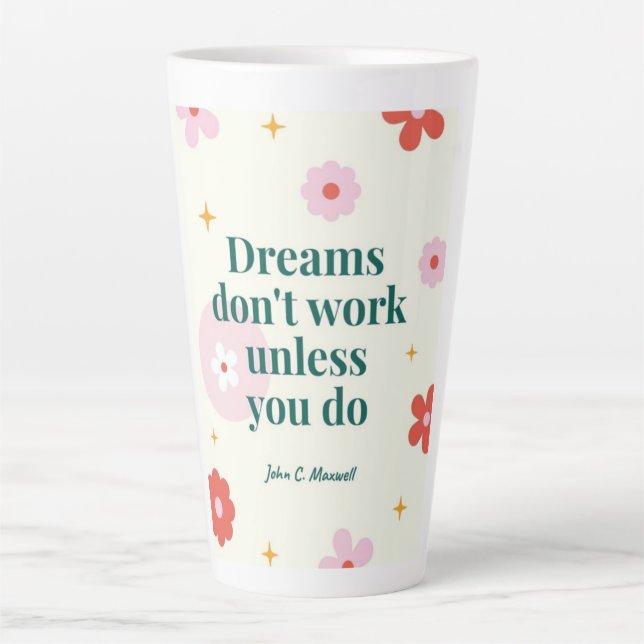 Quoted Latte-Tasse Milchtasse (Vorderseite)
