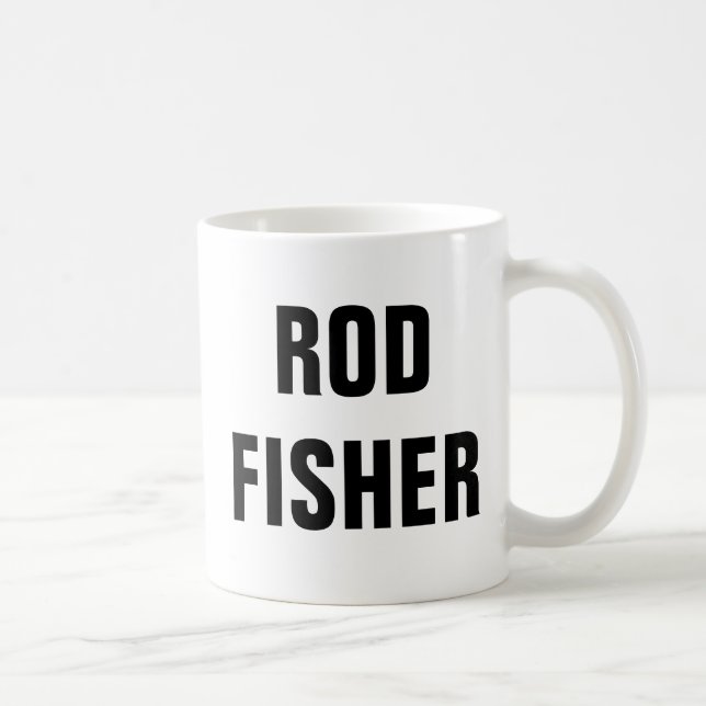 Quoten für den Fliegenfisch von Rod Fisher Kaffeetasse (Rechts)