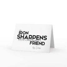 QUOTEN: König Solomon: Ein Freund schärft einen Fr