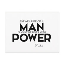 QUOTEN: Plato: Messung eines Mannes, Powers