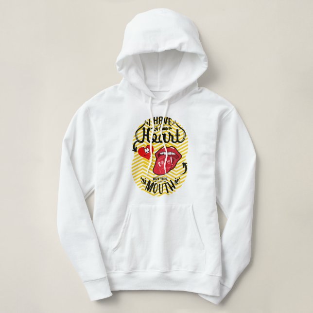 QUOTEN SARCASM HOODIE (Design vorne)