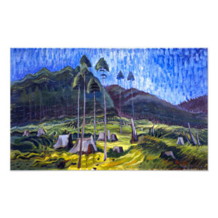 Quoten und Ends Emily Carr Fotodruck