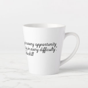 "Quotes for Life Collection" Winston Churchill Milchtasse