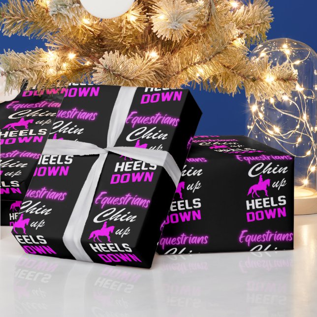 Quotes für Reittiere Geschenkpapier (Feiertage)