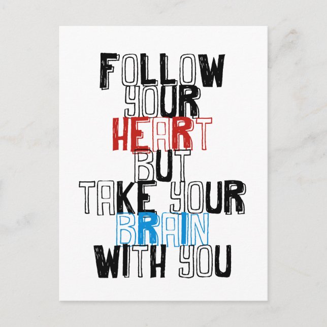 Quotes Template Postkarte (Vorderseite)