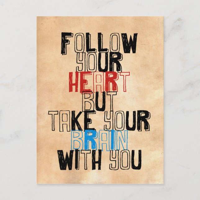 Quotes Template Postkarte (Vorderseite)