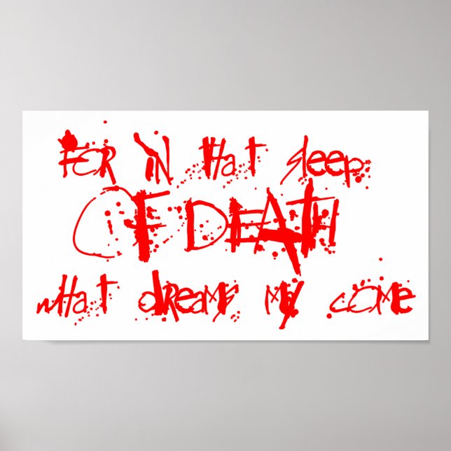 Quoth Hamlet Poster (Vorne)