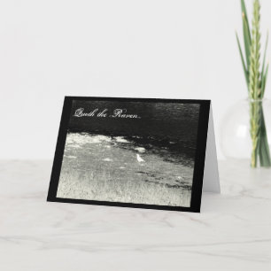 "Quoth the Raven" Halloween Card Karte