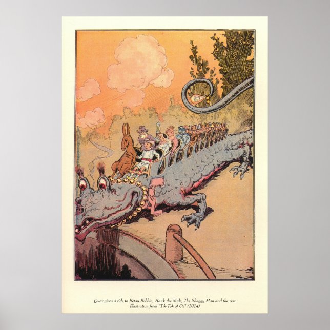 Quox fährt nach Betsy, Hank, Shaggi und anderen Poster (Vorne)