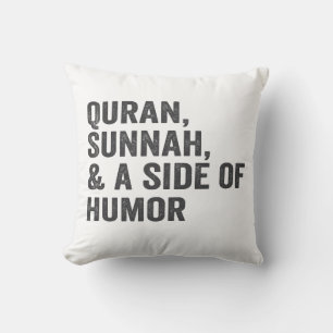 Quran Sunna & a Side of Spaß Funny Ramadan Geschen Kissen