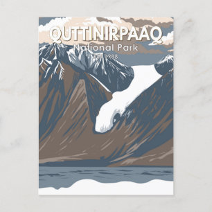 Quttinirpaaq Nationalpark Kanada Reise Vintage Postkarte