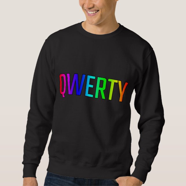 QWERTY SWEATSHIRT (Vorderseite)