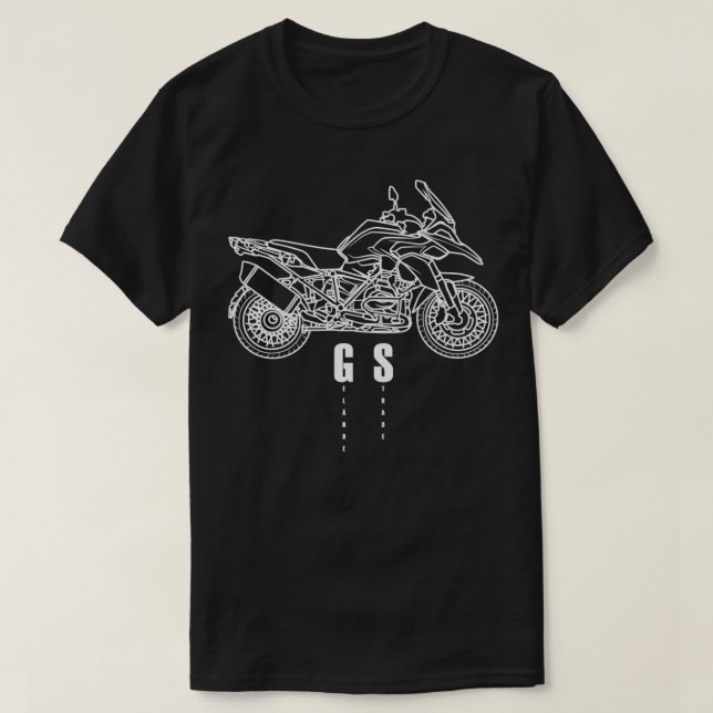 R1200GS Enduro Motorrad GS T-Shirt (Design vorne)