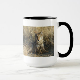 R15 Kojote beim Liegen Tasse