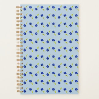 R2KHOUSE Baby Blue Watercolor Floral Plane Planer