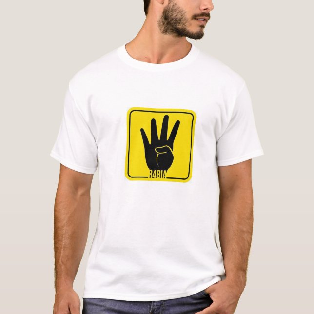 R4BIA, free Egypt, Stop Killing Inocents T-Shirt (Vorderseite)