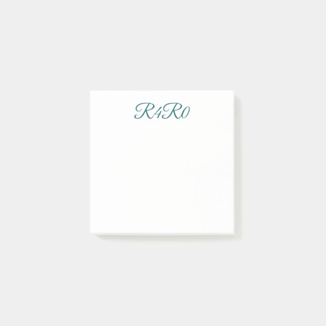 R4R0 Haftnotizen Post-it Klebezettel (Vorderseite)