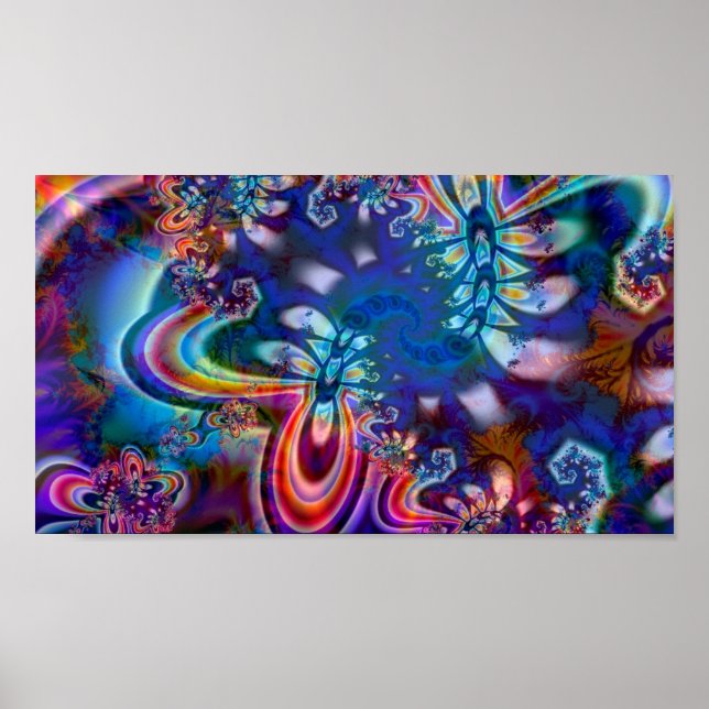 R5K4 Fraktal Art Poster (Vorne)