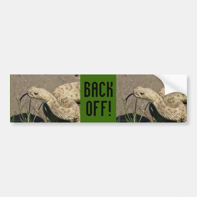 R8 Prairie Rattlesnake Autoaufkleber (Vorne)
