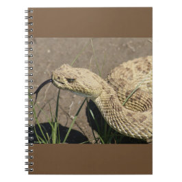R8 Prairie Rattlesnake Head Shot Notizblock