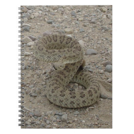 R9 Prairie Rattlesnake Coiled Notizblock