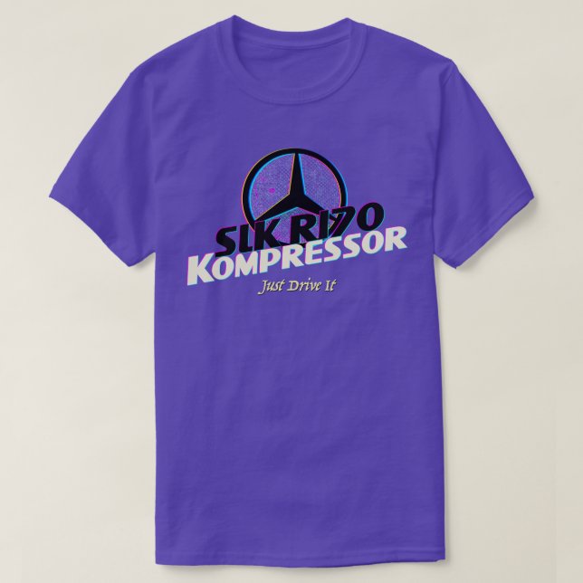 R 170 Kompressor SLK Mercedes Benz mit Stern T-Shirt (Design vorne)