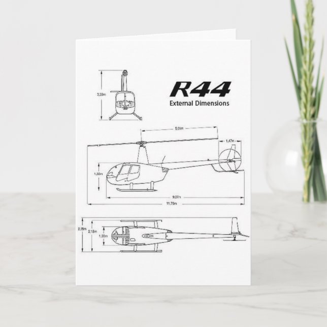 R-44 Robinson Karte (Vorderseite)