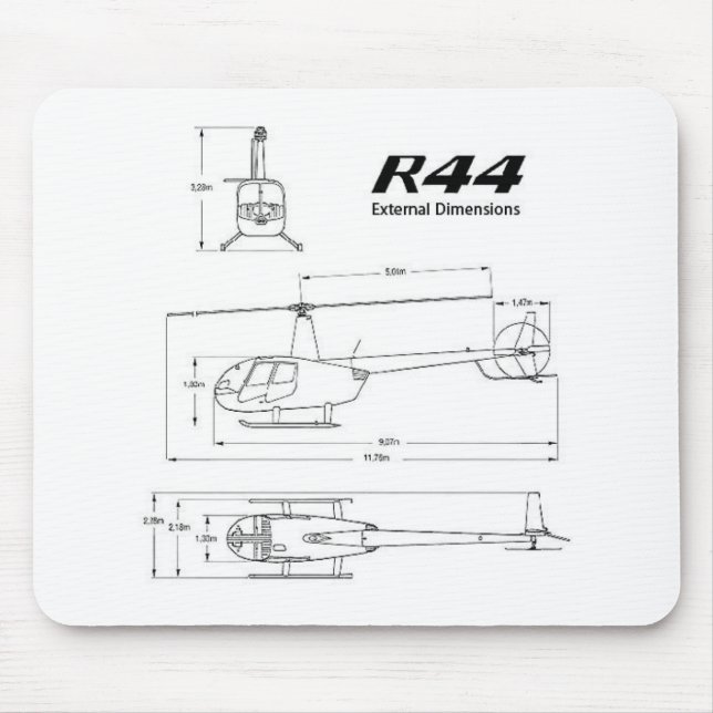 R-44 Robinson Mousepad (Vorne)