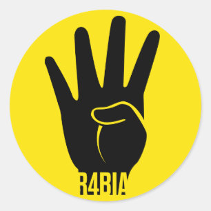 R 4BIA RUNDER AUFKLEBER