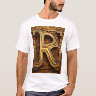 R Alphabet-Name T-Shirt