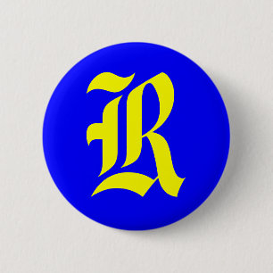 R - ALTES ENGLISCH BUTTON
