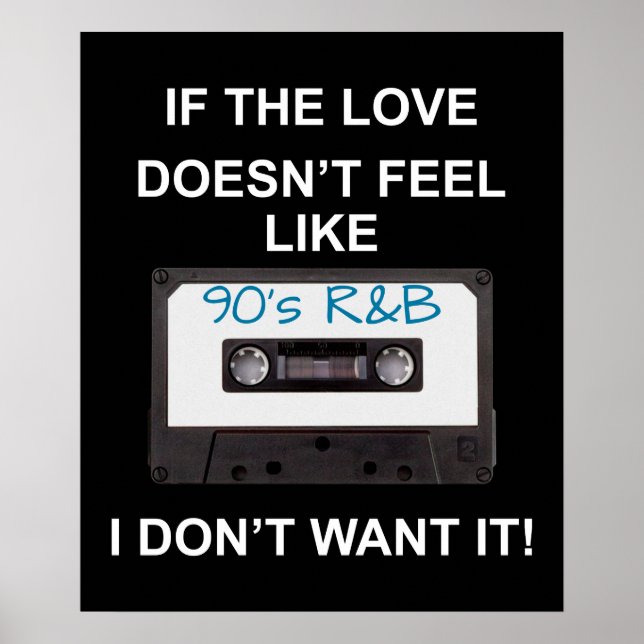 R&B-Liebe der 90er Jahre Poster (Vorne)