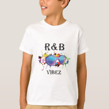 R&B-Vibez-Grafik-T-Shirt | Farbige Musik-Ästhetik