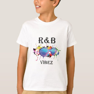 R&B-Vibez-Grafik-T-Shirt   Farbige Musik-Ästhetik T-Shirt