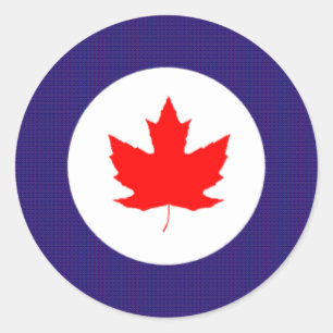 R.C.A.F. 40s-50er-Runde Runder Aufkleber