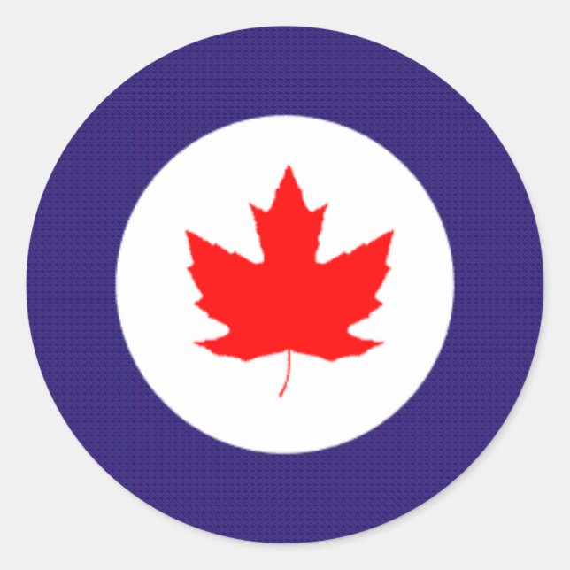 R.C.A.F. 40s-50er-Runde Runder Aufkleber (Vorderseite)