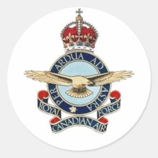 R.C.A.F.-Insignea 40-50 Runder Aufkleber