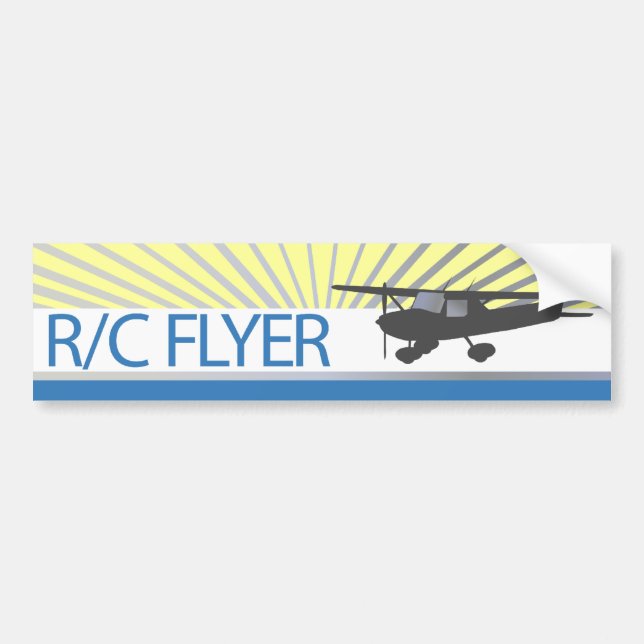 R/C Flyer Autoaufkleber (Vorne)