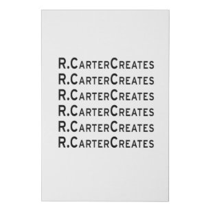 R. CarterCreates Premium Künstlicher Leinwanddruck