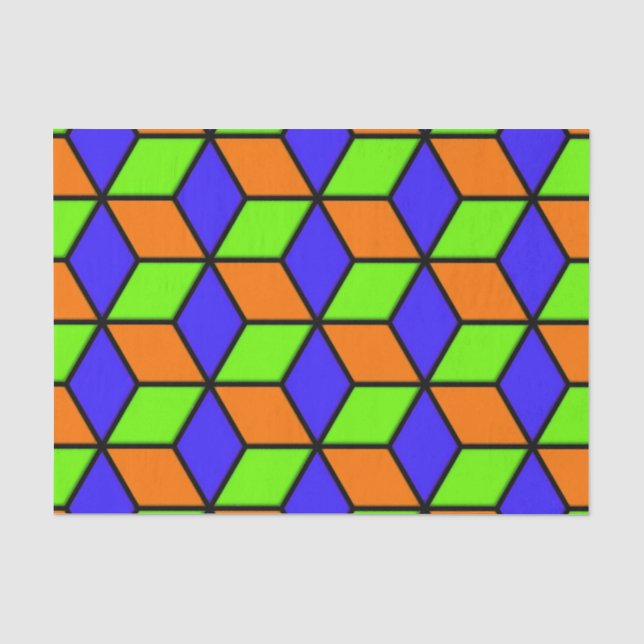 R Cube Blick Seidenpapier (Vorderseite)